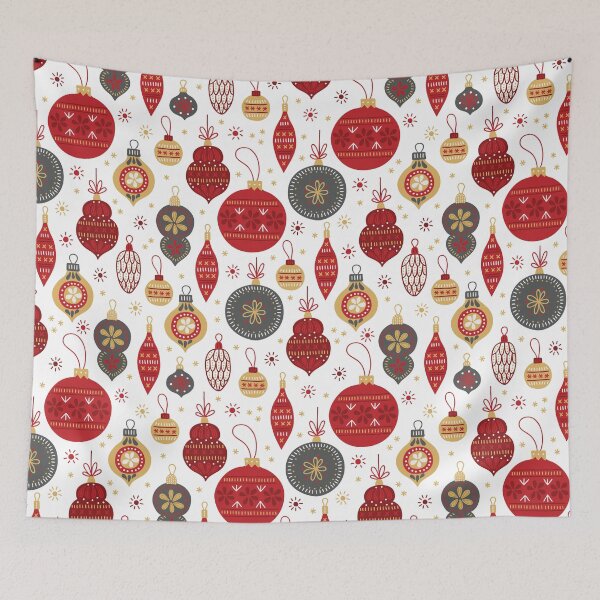 Item preview, Christmas Ornament Pattern designed and sold by PrettySimple Graphic Design.