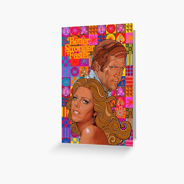 better, stronger, faster Greeting Card