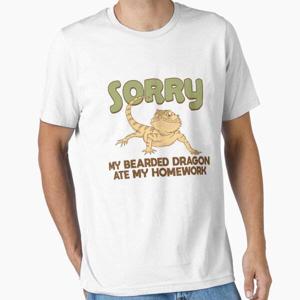 Item preview, My Bearded Dragon Ate My Homework - Funny Reptile Gift designed and sold by yeoys.