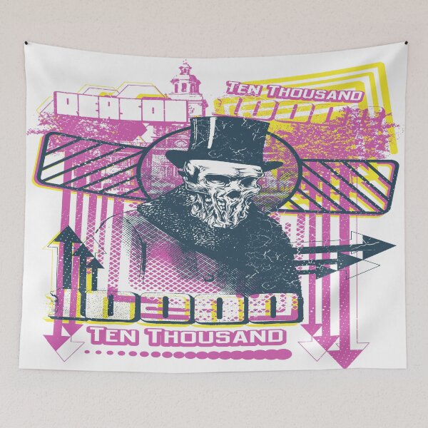 Item preview, Top Hat skull designed and sold by leen12 Art Designs Prints.