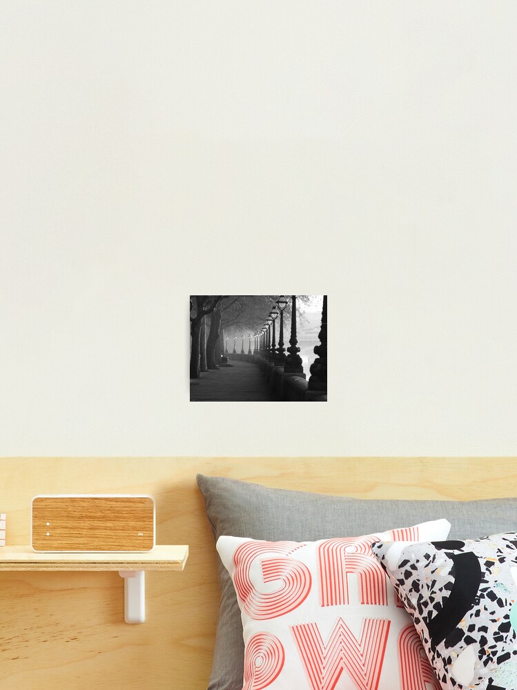 Thumbnail 1 of 3, Photographic Print, Chelsea Embankment, London. in Back and white designed and sold by hwjgage.