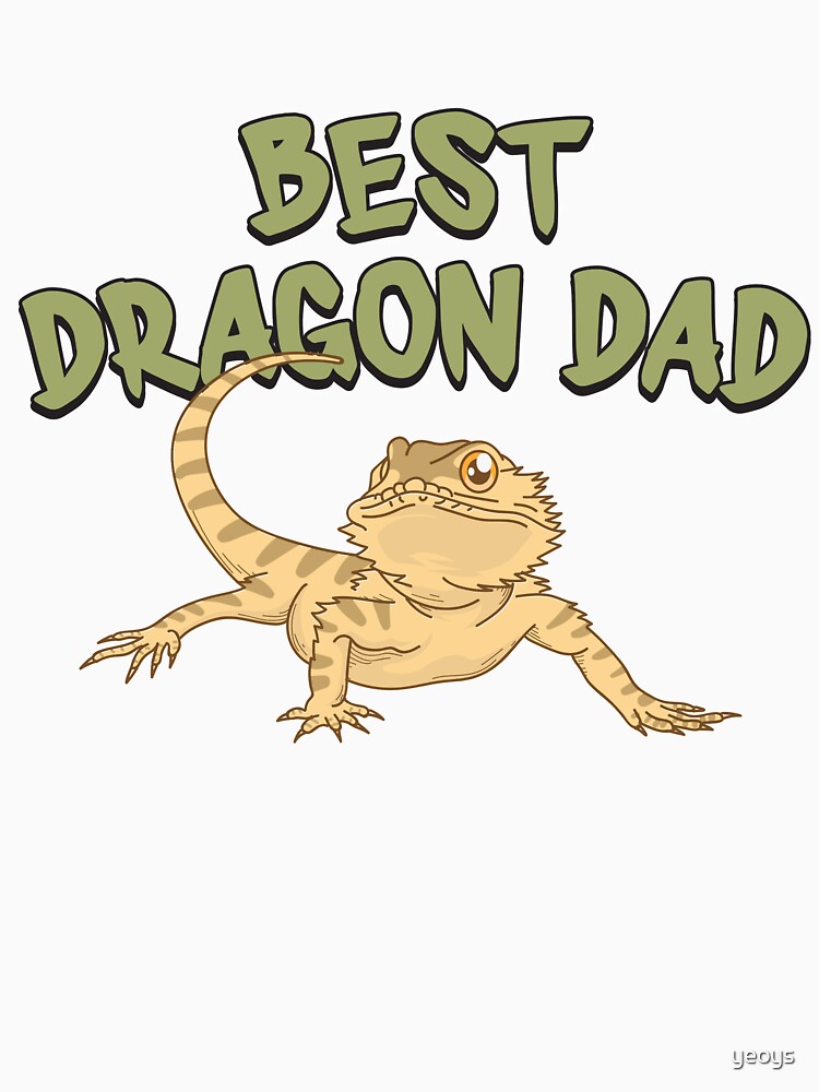 Best Dragon Dad - Funny Reptile Gift von yeoys