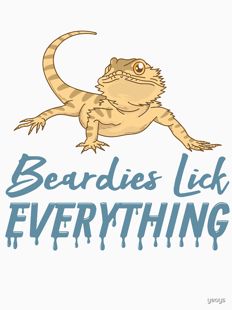 Thumbnail 7 von 7, Essential T-Shirt, Beardies Lick Everything - Funny Reptile Gift designt und verkauft von yeoys.