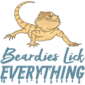 Vorschaubild zum Design Beardies Lick Everything - Funny Reptile Gift von yeoys