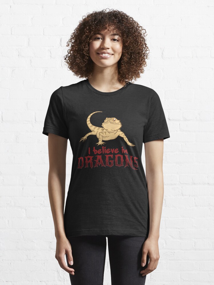 Alternative Ansicht von I Believe In Dragons - Funny Reptile Gift Essential T-Shirt