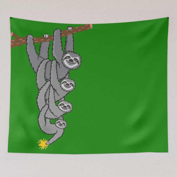 Item preview, Sloth Xmas Tree designed and sold by plushism.