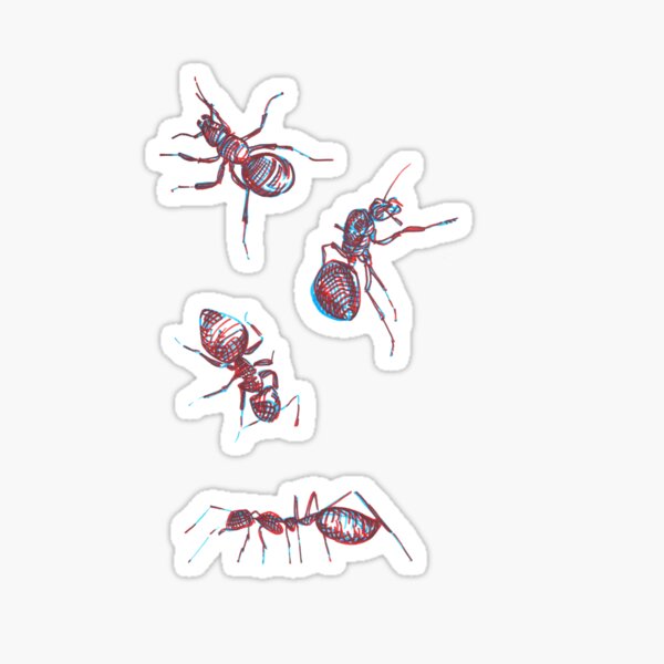 Ants pattern Sticker