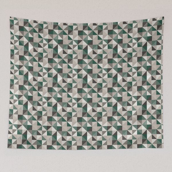 Item preview, Geometric Medley - Emerald designed and sold by Anguru.