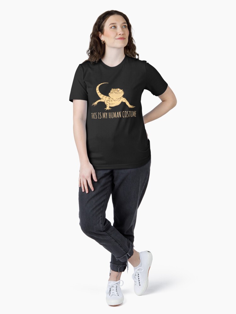Thumbnail 4 von 7, Essential T-Shirt, This Is My Human Costume - Funny Reptile Gift designt und verkauft von yeoys.