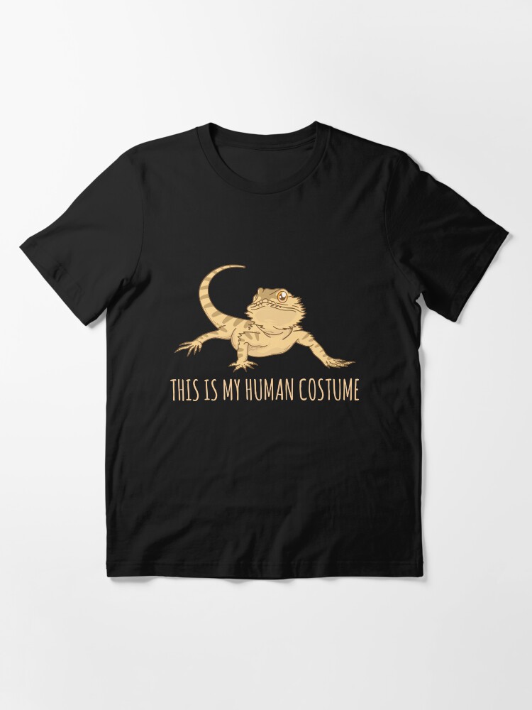 Thumbnail 3 von 7, Essential T-Shirt, This Is My Human Costume - Funny Reptile Gift designt und verkauft von yeoys.