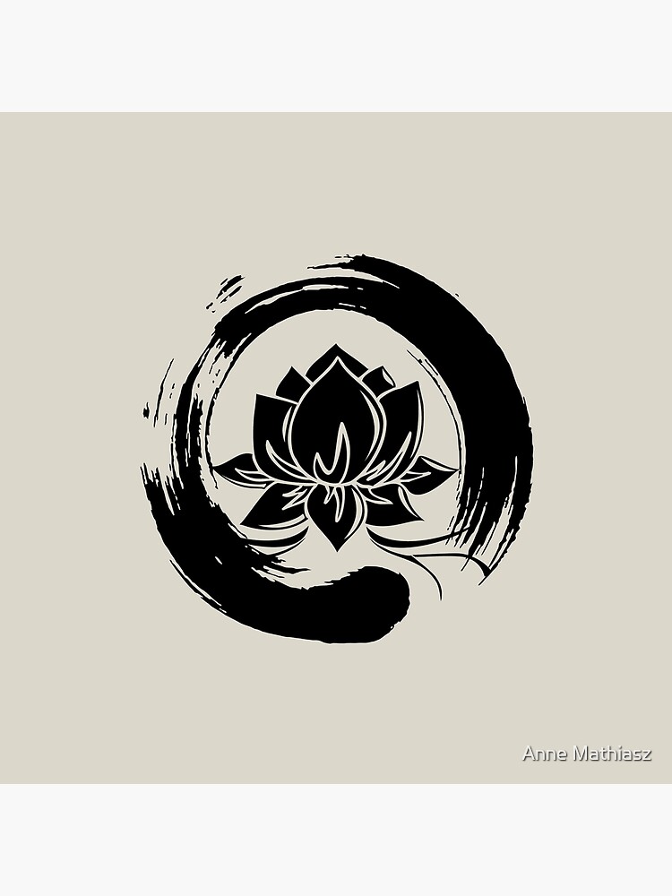 Lotus Flower, Yoga, Symbol, Awareness Art Board Print for Sale by Anne  Mathiasz