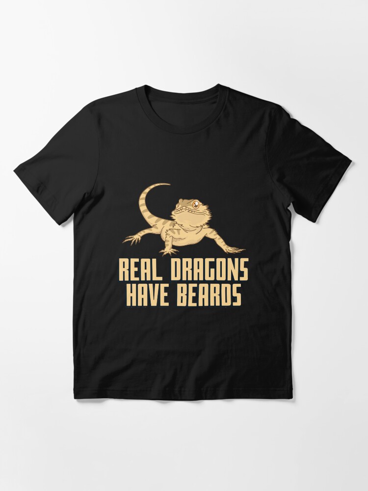 Alternative Ansicht von Real Dragons Have Beards - Funny Reptile Gift Essential T-Shirt