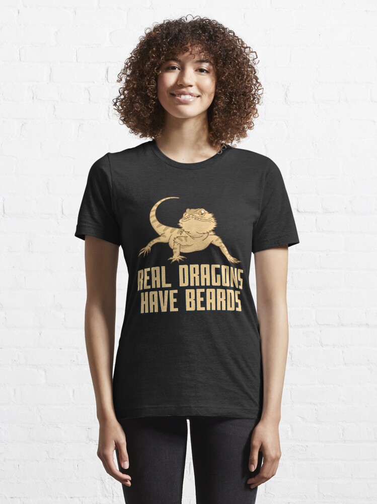 Alternative Ansicht von Real Dragons Have Beards - Funny Reptile Gift Essential T-Shirt