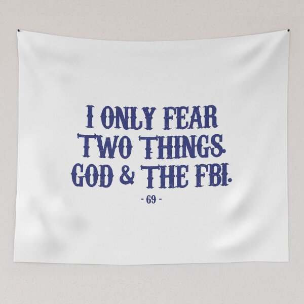 Item preview, solo temo dos cosas dios y el fbi designed and sold by dariabeyger.