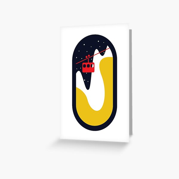 Aperçu de l'œuvre Téléphérique d'hiver créée et vendue par juliechicago.