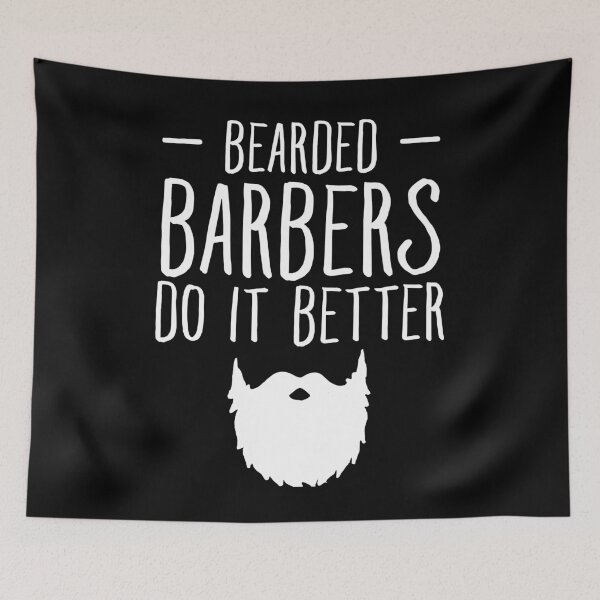 Item preview, Bearded barbers do it better - Funny Barber designed and sold by Captain Mood.