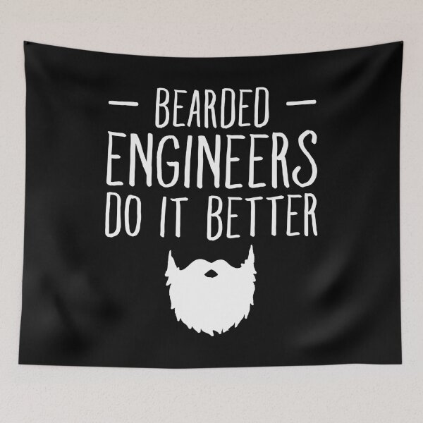 Item preview, Bearded engineers do it better - Funny Engineer designed and sold by Captain Mood.