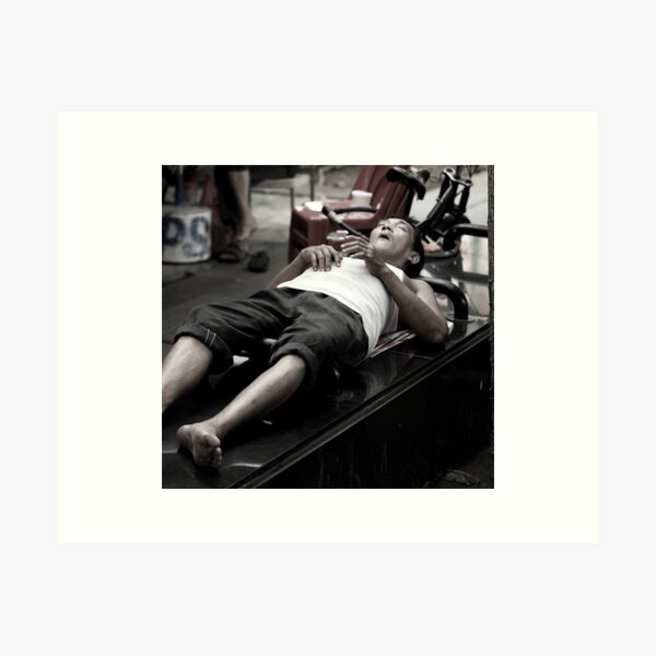 Asleep Art Print