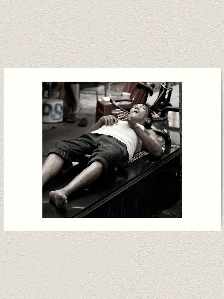 Thumbnail 1 of 3, Art Print, Asleep designed and sold by hwjgage.