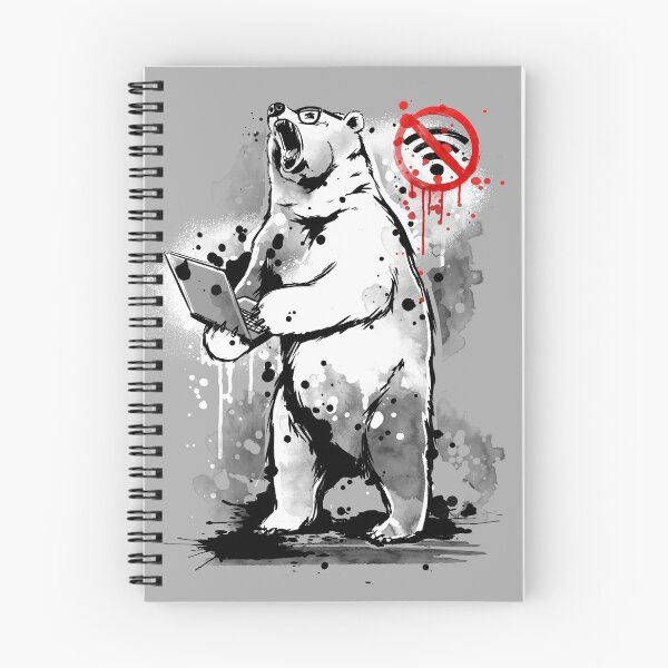 Item preview, No internet connection - angry bear designed and sold by NemiMakeit.