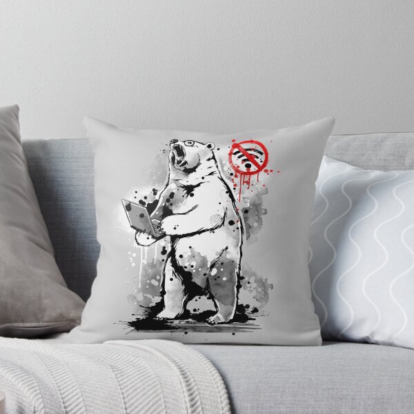 Item preview, No internet connection - angry bear designed and sold by NemiMakeit.