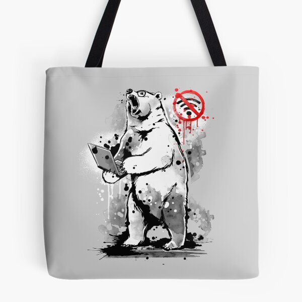 Item preview, No internet connection - angry bear designed and sold by NemiMakeit.
