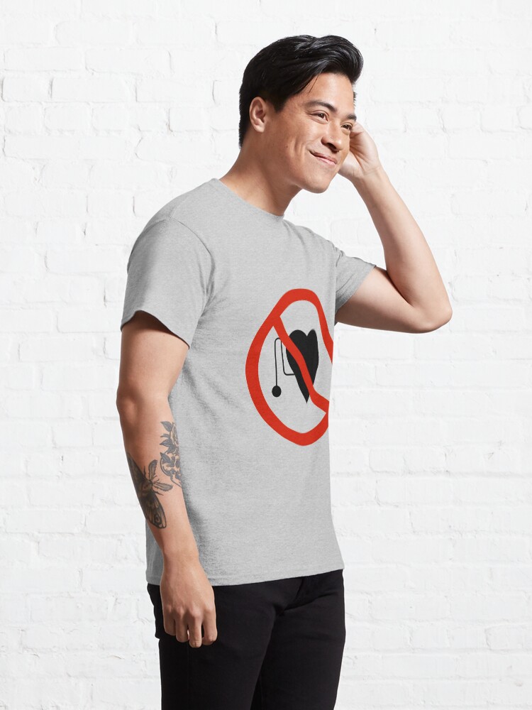 Alternate view of No Pacemakers Symbol Classic T-Shirt