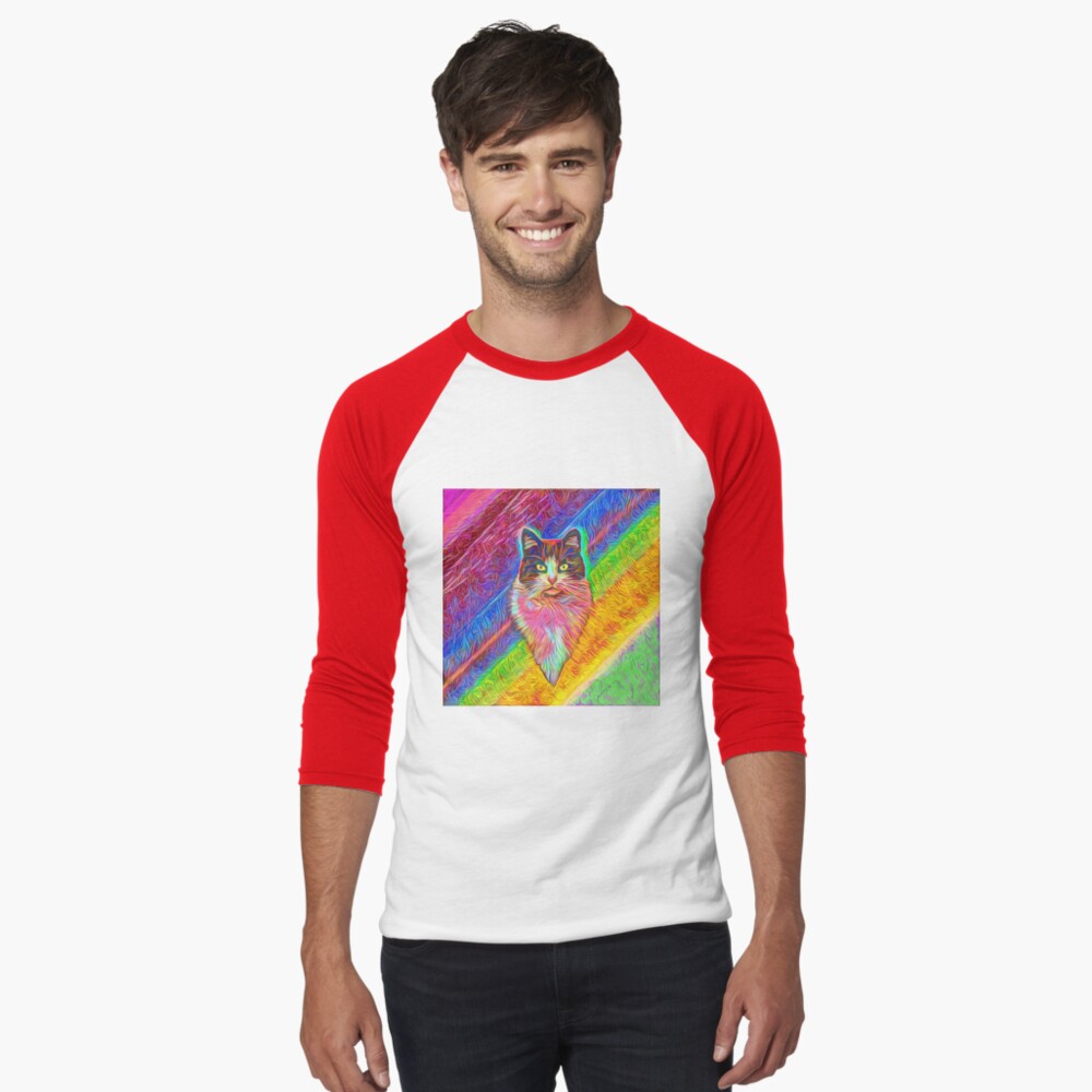 Item preview, Baseball ¾ Sleeve T-Shirt designed and sold by blackhalt.