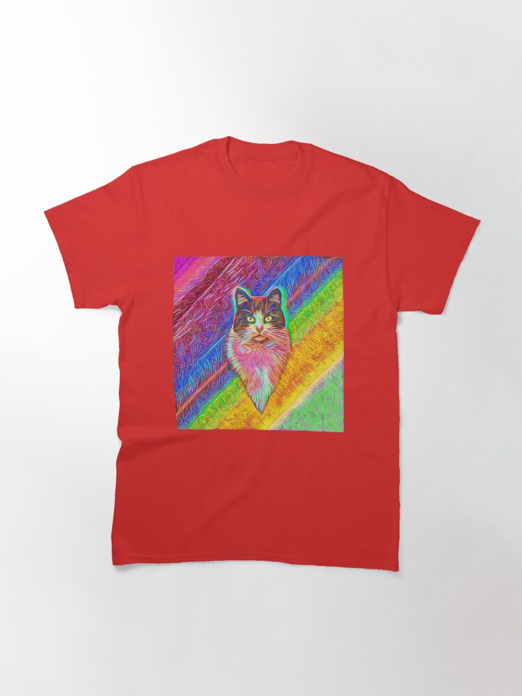 Alternate view of Abstract cat Classic T-Shirt
