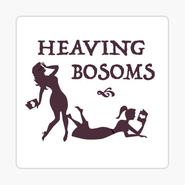 Heaving Bosoms Logo Sticker
