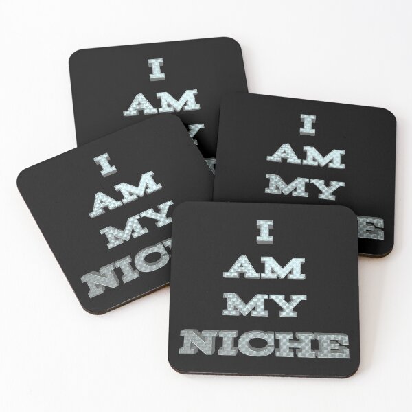 Item preview, I Am My Niche - Metal Look by Amanda M Lucas designed and sold by Amanda Lucas.