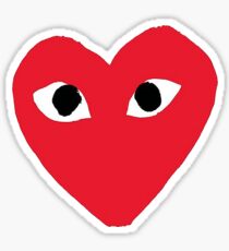 CDG coeur rouge Sticker