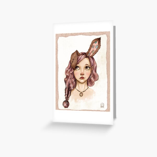 Easter girl Greeting Card