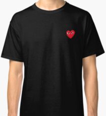 CDG rotes Herz Classic T-Shirt