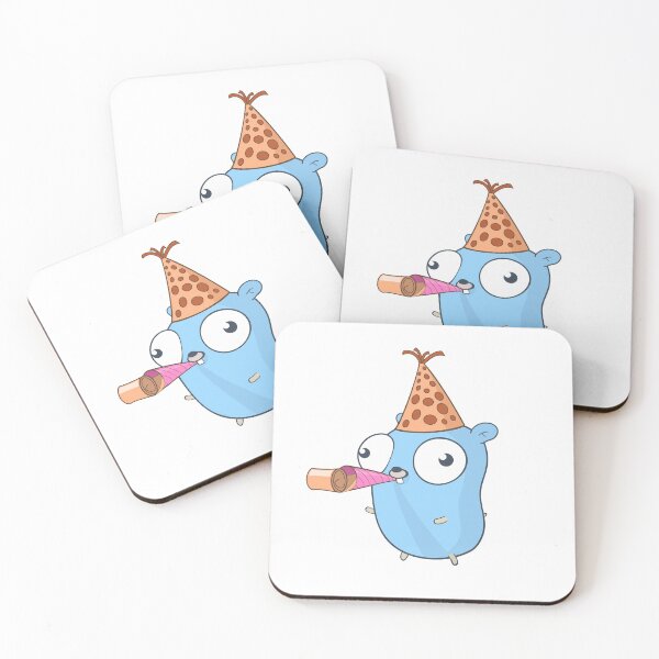 Item preview, The Golang Gopher: Birthday Party designed and sold by hellkni9ht.