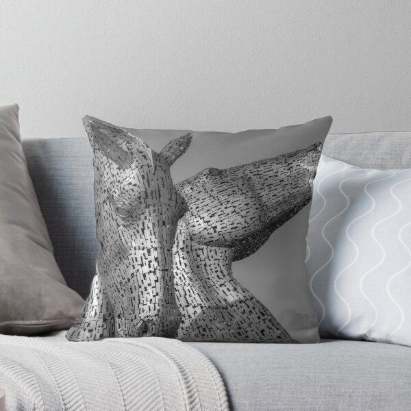 Item preview,  Kelpies - Black and White designed and sold by GG WALL ART.