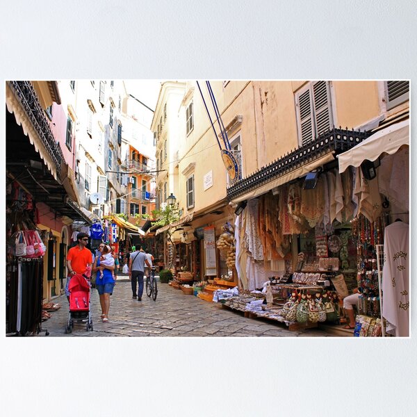 Item preview, Shopping In Corfu Town, Greece. designed and sold by Joanna Beilby.