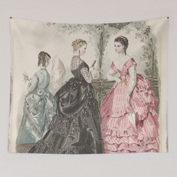 Item preview, Vintage French Renaissance Ladies artwork designed and sold by Vintage Designs +.