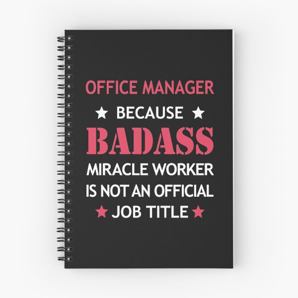 Item preview, Office Manager Badass Birthday Funny Christmas Cool Gift designed and sold by smily-tees.