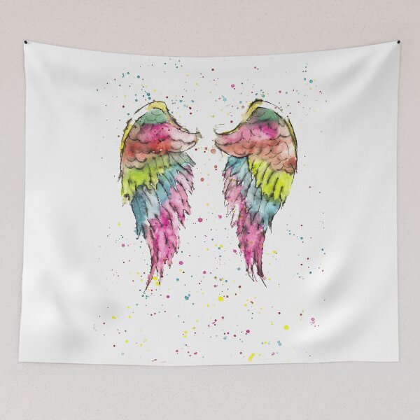 Item preview, Colorful Wings designed and sold by BorgesPaintings.