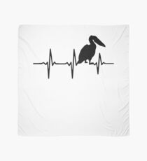 pelican lover - pelican heartbeat Scarf