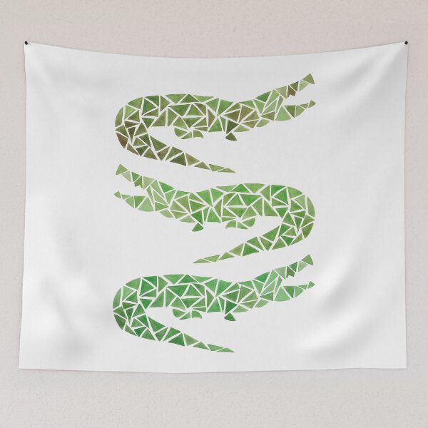 Item preview, Geometric crocodile design designed and sold by RosanneCreates.