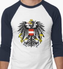 Coat of Arms of Austria Men's Baseball ¾ T-Shirt
