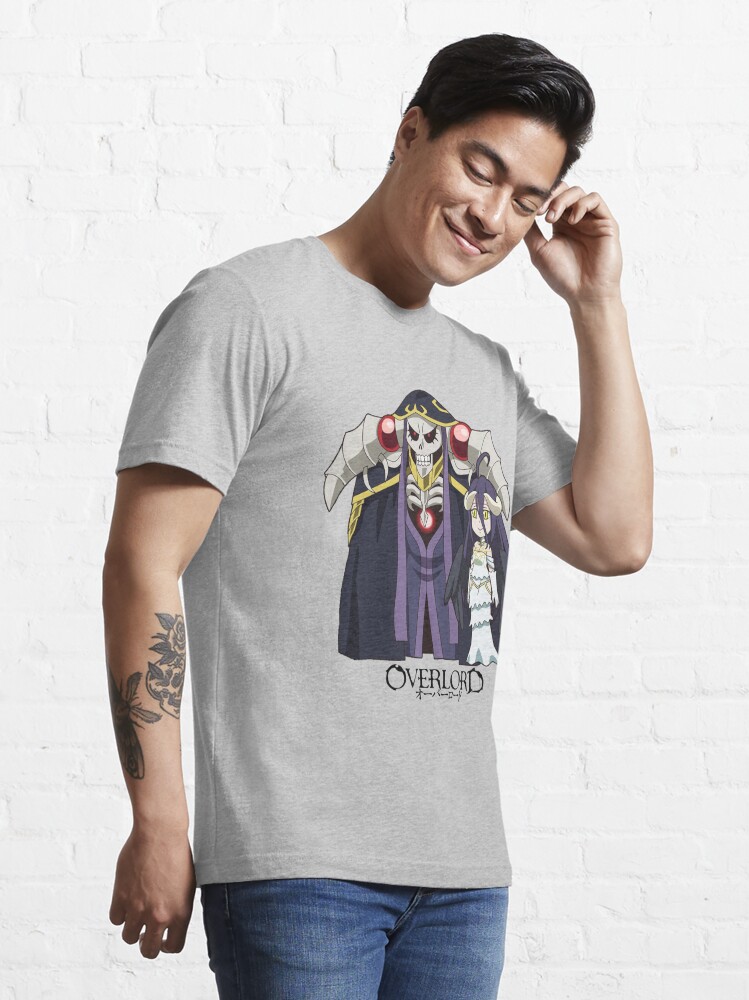 Overlord - Chibi Momonga and Albedo (w/ Logo) | Essential T-Shirt