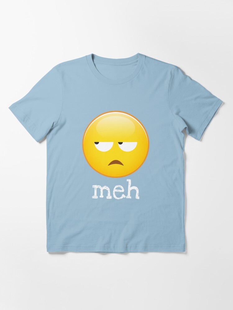 meh emoji shirt