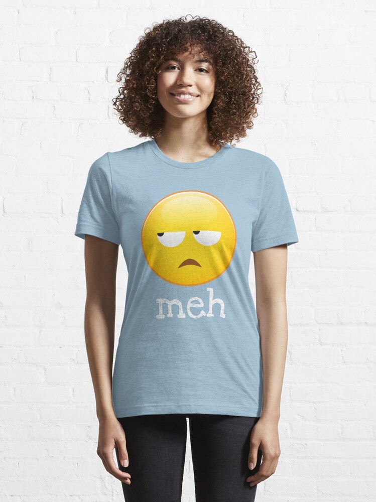 meh emoji shirt