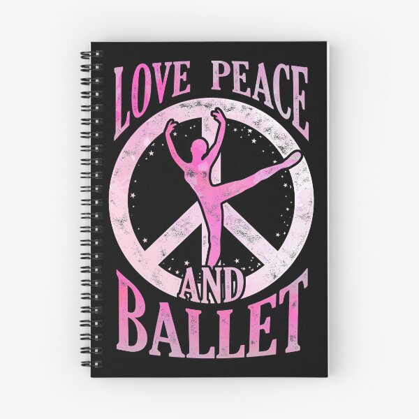 Item preview, Love peace and ballet - hippie designed and sold by Ventein.