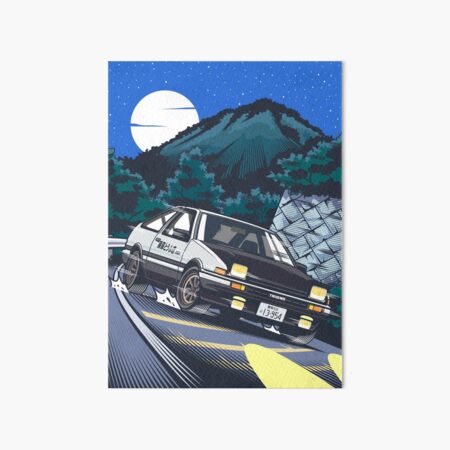 Aperçu de l'œuvre Initial D Takumi Fujiwara Hachiroku Downhill Attack! AE86 Trueno créée et vendue par WorldwideCars.