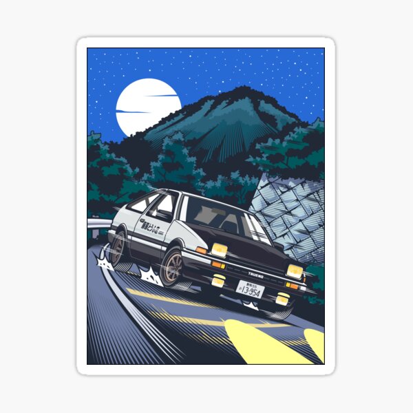 Artikel-Vorschau von Erster D Takumi Fujiwara Hachiroku Downhill-Angriff! AE86 Trueno, designt und verkauft von WorldwideCars.