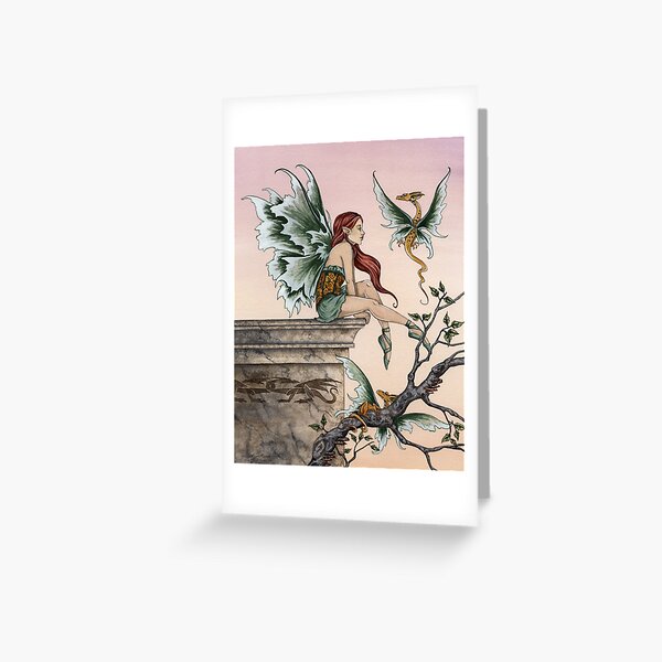 Golden Dragons Greeting Card